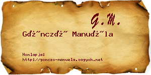 Göncző Manuéla névjegykártya